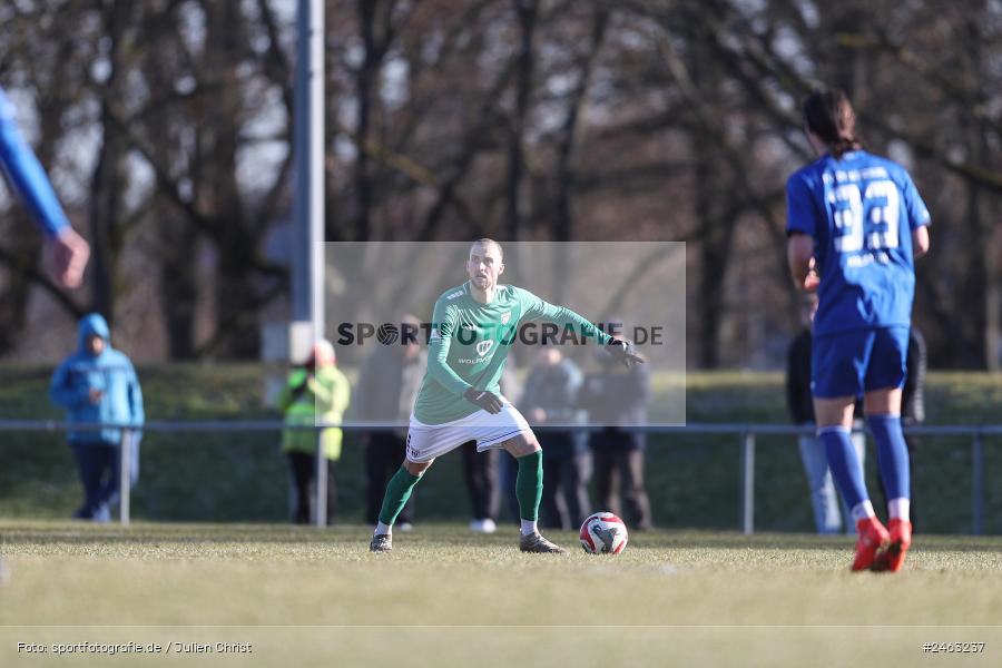 sport, action, Würzburger FV 04, WFV, Schweinfurt, Sachs-Stadion (Nebenplatz 9), Regionalliga Bayern, Landesfreundschaftsspiele, Fussball, FCS, Bayernliga Nord, BFV, 1. FC Schweinfurt 1905, 01.02.2025 - Bild-ID: 2463237