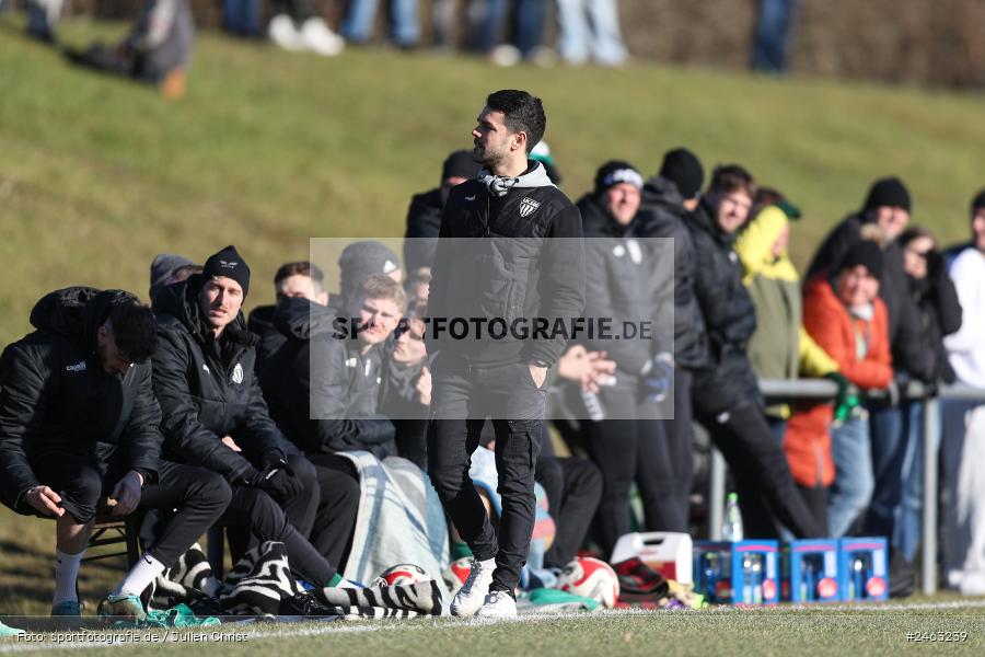 sport, action, Würzburger FV 04, WFV, Schweinfurt, Sachs-Stadion (Nebenplatz 9), Regionalliga Bayern, Landesfreundschaftsspiele, Fussball, FCS, Bayernliga Nord, BFV, 1. FC Schweinfurt 1905, 01.02.2025 - Bild-ID: 2463239