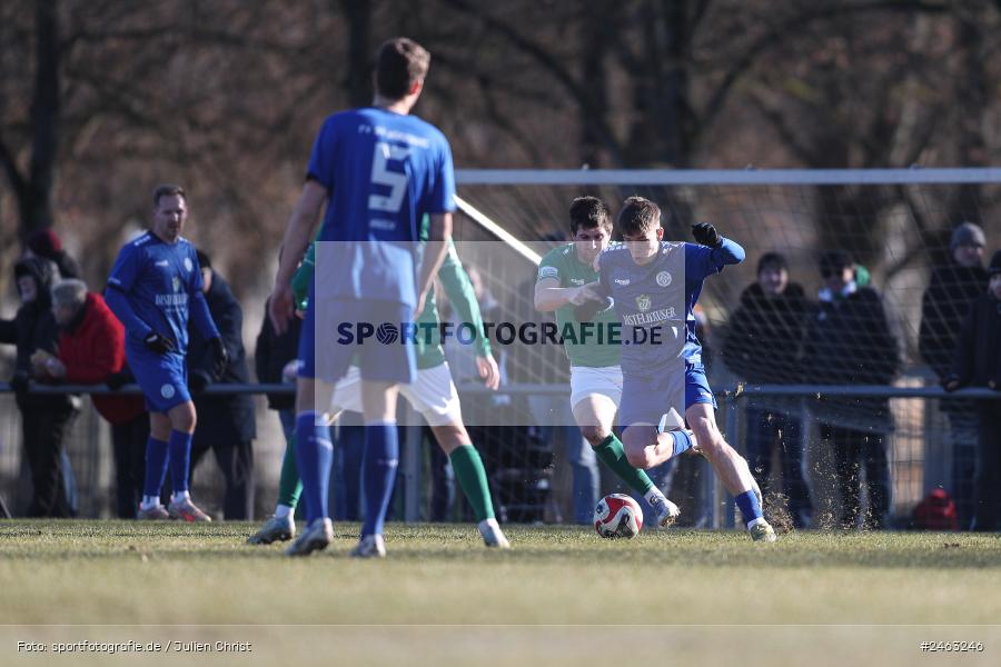 sport, action, Würzburger FV 04, WFV, Schweinfurt, Sachs-Stadion (Nebenplatz 9), Regionalliga Bayern, Landesfreundschaftsspiele, Fussball, FCS, Bayernliga Nord, BFV, 1. FC Schweinfurt 1905, 01.02.2025 - Bild-ID: 2463246