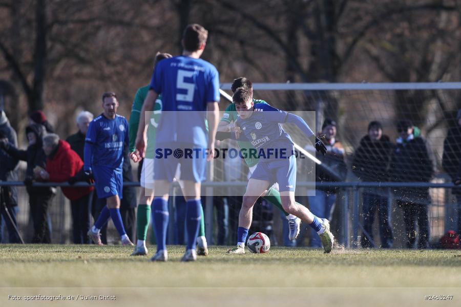 sport, action, Würzburger FV 04, WFV, Schweinfurt, Sachs-Stadion (Nebenplatz 9), Regionalliga Bayern, Landesfreundschaftsspiele, Fussball, FCS, Bayernliga Nord, BFV, 1. FC Schweinfurt 1905, 01.02.2025 - Bild-ID: 2463247