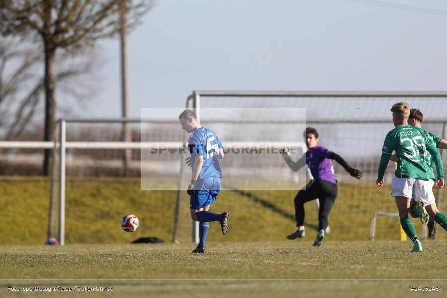 sport, action, Würzburger FV 04, WFV, Schweinfurt, Sachs-Stadion (Nebenplatz 9), Regionalliga Bayern, Landesfreundschaftsspiele, Fussball, FCS, Bayernliga Nord, BFV, 1. FC Schweinfurt 1905, 01.02.2025 - Bild-ID: 2463248