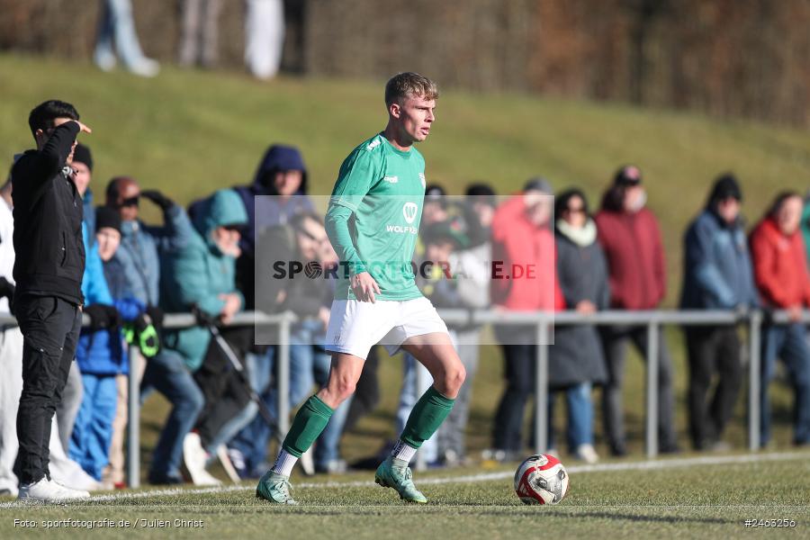 sport, action, Würzburger FV 04, WFV, Schweinfurt, Sachs-Stadion (Nebenplatz 9), Regionalliga Bayern, Landesfreundschaftsspiele, Fussball, FCS, Bayernliga Nord, BFV, 1. FC Schweinfurt 1905, 01.02.2025 - Bild-ID: 2463256