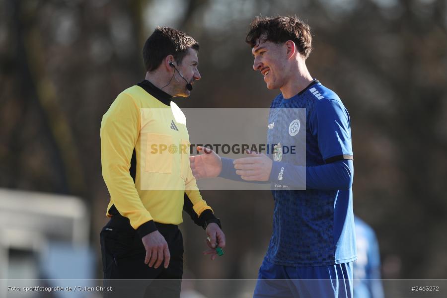 sport, action, Würzburger FV 04, WFV, Schweinfurt, Sachs-Stadion (Nebenplatz 9), Regionalliga Bayern, Landesfreundschaftsspiele, Fussball, FCS, Bayernliga Nord, BFV, 1. FC Schweinfurt 1905, 01.02.2025 - Bild-ID: 2463272