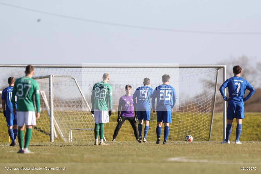 sport, action, Würzburger FV 04, WFV, Schweinfurt, Sachs-Stadion (Nebenplatz 9), Regionalliga Bayern, Landesfreundschaftsspiele, Fussball, FCS, Bayernliga Nord, BFV, 1. FC Schweinfurt 1905, 01.02.2025 - Bild-ID: 2463275