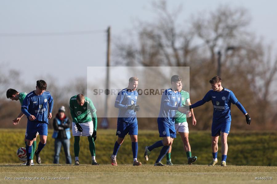 sport, action, Würzburger FV 04, WFV, Schweinfurt, Sachs-Stadion (Nebenplatz 9), Regionalliga Bayern, Landesfreundschaftsspiele, Fussball, FCS, Bayernliga Nord, BFV, 1. FC Schweinfurt 1905, 01.02.2025 - Bild-ID: 2463278