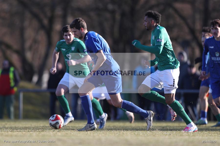 sport, action, Würzburger FV 04, WFV, Schweinfurt, Sachs-Stadion (Nebenplatz 9), Regionalliga Bayern, Landesfreundschaftsspiele, Fussball, FCS, Bayernliga Nord, BFV, 1. FC Schweinfurt 1905, 01.02.2025 - Bild-ID: 2463292