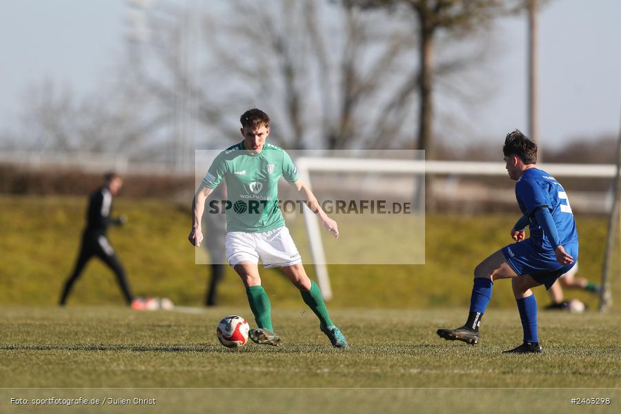 sport, action, Würzburger FV 04, WFV, Schweinfurt, Sachs-Stadion (Nebenplatz 9), Regionalliga Bayern, Landesfreundschaftsspiele, Fussball, FCS, Bayernliga Nord, BFV, 1. FC Schweinfurt 1905, 01.02.2025 - Bild-ID: 2463298