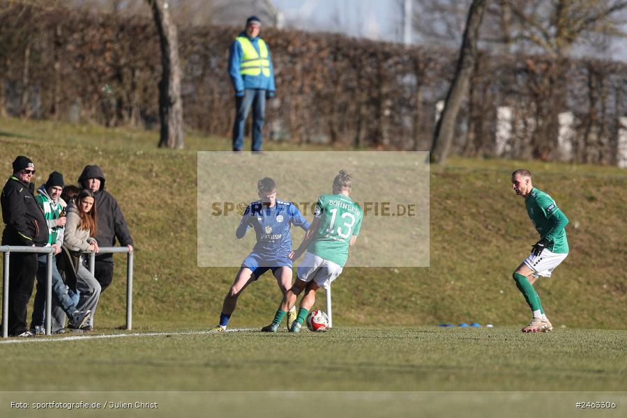 sport, action, Würzburger FV 04, WFV, Schweinfurt, Sachs-Stadion (Nebenplatz 9), Regionalliga Bayern, Landesfreundschaftsspiele, Fussball, FCS, Bayernliga Nord, BFV, 1. FC Schweinfurt 1905, 01.02.2025 - Bild-ID: 2463306