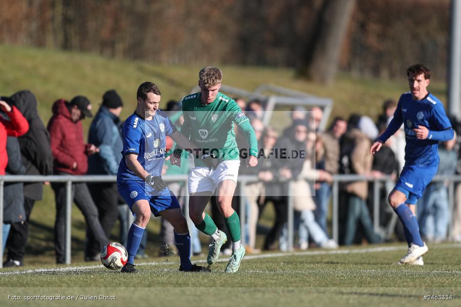 sport, action, Würzburger FV 04, WFV, Schweinfurt, Sachs-Stadion (Nebenplatz 9), Regionalliga Bayern, Landesfreundschaftsspiele, Fussball, FCS, Bayernliga Nord, BFV, 1. FC Schweinfurt 1905, 01.02.2025 - Bild-ID: 2463334