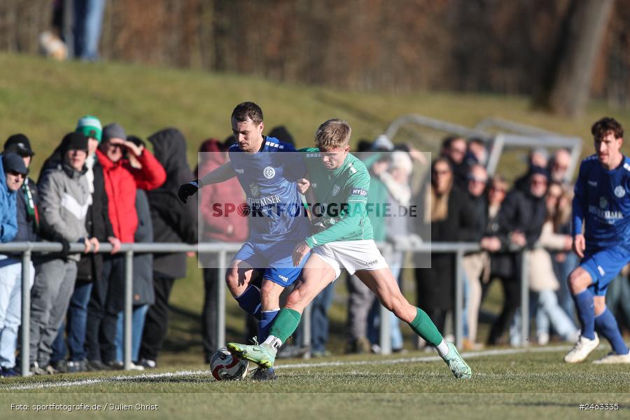 sport, action, Würzburger FV 04, WFV, Schweinfurt, Sachs-Stadion (Nebenplatz 9), Regionalliga Bayern, Landesfreundschaftsspiele, Fussball, FCS, Bayernliga Nord, BFV, 1. FC Schweinfurt 1905, 01.02.2025 - Bild-ID: 2463335