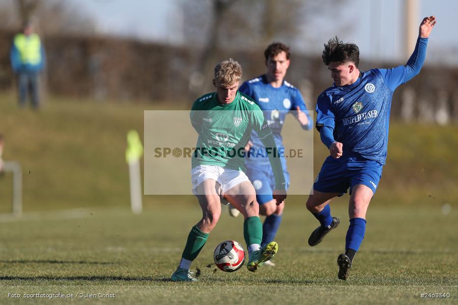 sport, action, Würzburger FV 04, WFV, Schweinfurt, Sachs-Stadion (Nebenplatz 9), Regionalliga Bayern, Landesfreundschaftsspiele, Fussball, FCS, Bayernliga Nord, BFV, 1. FC Schweinfurt 1905, 01.02.2025 - Bild-ID: 2463340