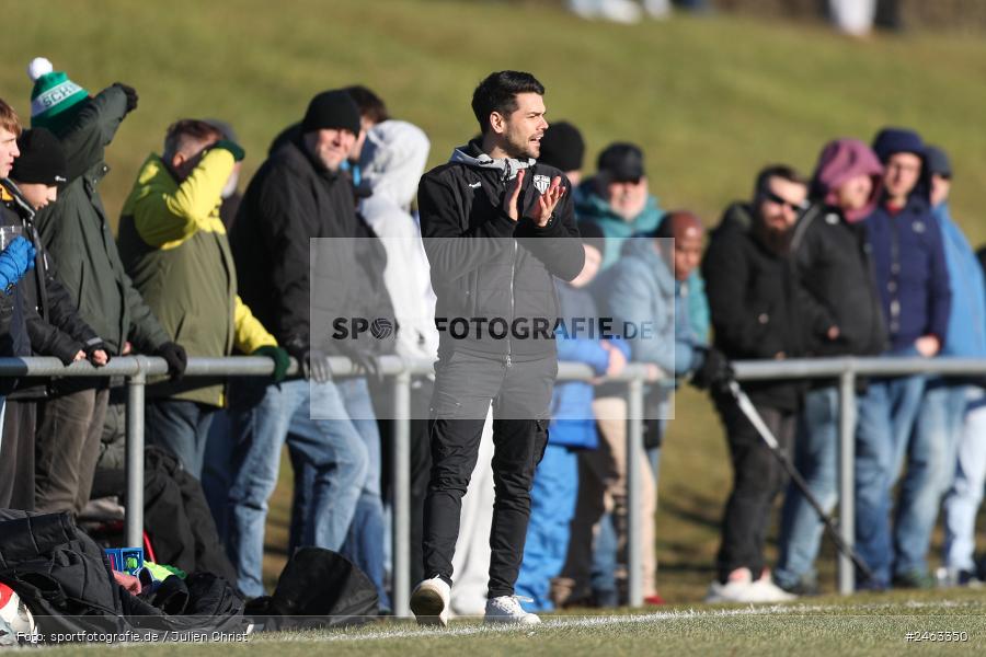 sport, action, Würzburger FV 04, WFV, Schweinfurt, Sachs-Stadion (Nebenplatz 9), Regionalliga Bayern, Landesfreundschaftsspiele, Fussball, FCS, Bayernliga Nord, BFV, 1. FC Schweinfurt 1905, 01.02.2025 - Bild-ID: 2463350