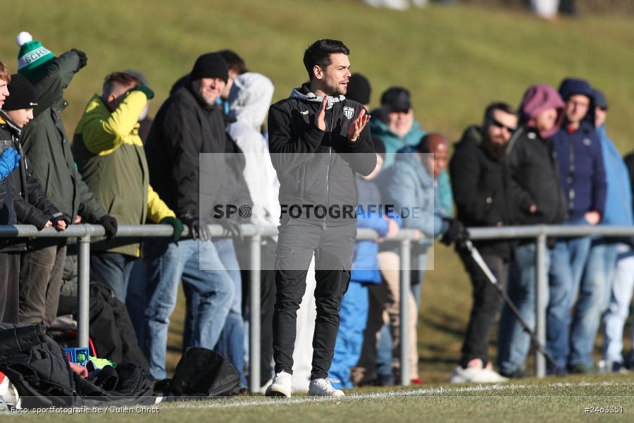 sport, action, Würzburger FV 04, WFV, Schweinfurt, Sachs-Stadion (Nebenplatz 9), Regionalliga Bayern, Landesfreundschaftsspiele, Fussball, FCS, Bayernliga Nord, BFV, 1. FC Schweinfurt 1905, 01.02.2025 - Bild-ID: 2463351