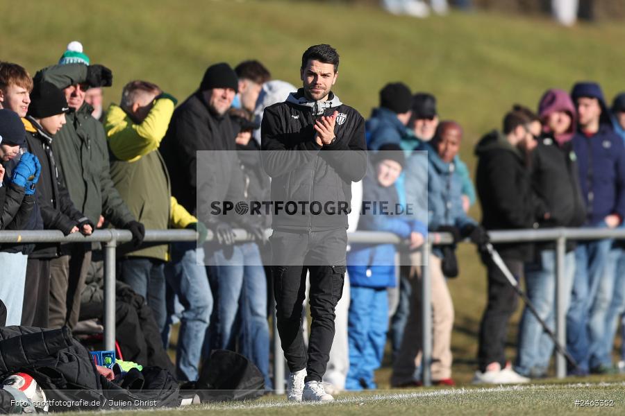 sport, action, Würzburger FV 04, WFV, Schweinfurt, Sachs-Stadion (Nebenplatz 9), Regionalliga Bayern, Landesfreundschaftsspiele, Fussball, FCS, Bayernliga Nord, BFV, 1. FC Schweinfurt 1905, 01.02.2025 - Bild-ID: 2463352