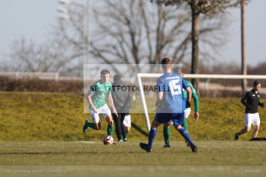 sport, action, Würzburger FV 04, WFV, Schweinfurt, Sachs-Stadion (Nebenplatz 9), Regionalliga Bayern, Landesfreundschaftsspiele, Fussball, FCS, Bayernliga Nord, BFV, 1. FC Schweinfurt 1905, 01.02.2025 - Bild-ID: 2463361