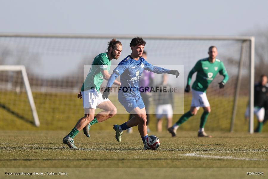 sport, action, Würzburger FV 04, WFV, Schweinfurt, Sachs-Stadion (Nebenplatz 9), Regionalliga Bayern, Landesfreundschaftsspiele, Fussball, FCS, Bayernliga Nord, BFV, 1. FC Schweinfurt 1905, 01.02.2025 - Bild-ID: 2463373