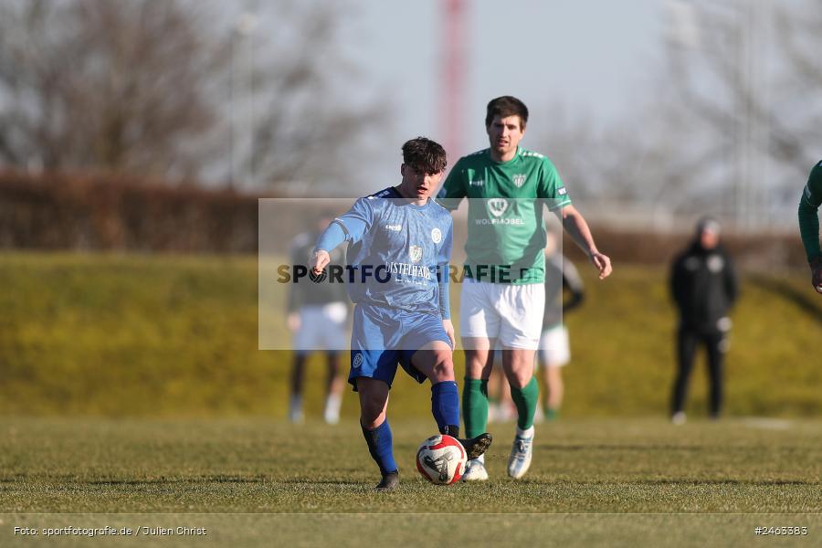 sport, action, Würzburger FV 04, WFV, Schweinfurt, Sachs-Stadion (Nebenplatz 9), Regionalliga Bayern, Landesfreundschaftsspiele, Fussball, FCS, Bayernliga Nord, BFV, 1. FC Schweinfurt 1905, 01.02.2025 - Bild-ID: 2463383