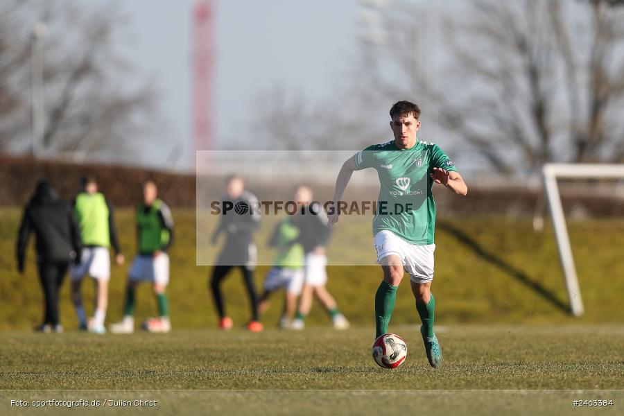 sport, action, Würzburger FV 04, WFV, Schweinfurt, Sachs-Stadion (Nebenplatz 9), Regionalliga Bayern, Landesfreundschaftsspiele, Fussball, FCS, Bayernliga Nord, BFV, 1. FC Schweinfurt 1905, 01.02.2025 - Bild-ID: 2463384