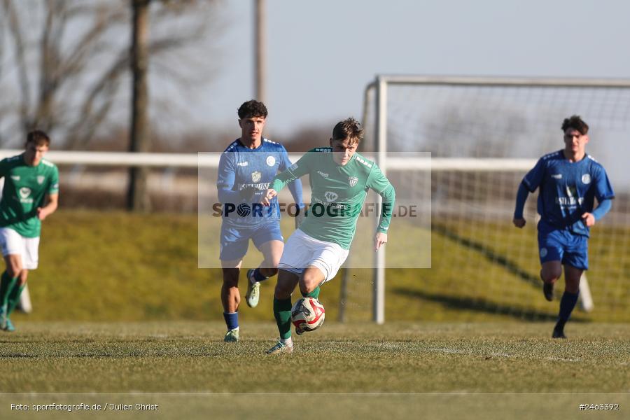 sport, action, Würzburger FV 04, WFV, Schweinfurt, Sachs-Stadion (Nebenplatz 9), Regionalliga Bayern, Landesfreundschaftsspiele, Fussball, FCS, Bayernliga Nord, BFV, 1. FC Schweinfurt 1905, 01.02.2025 - Bild-ID: 2463392