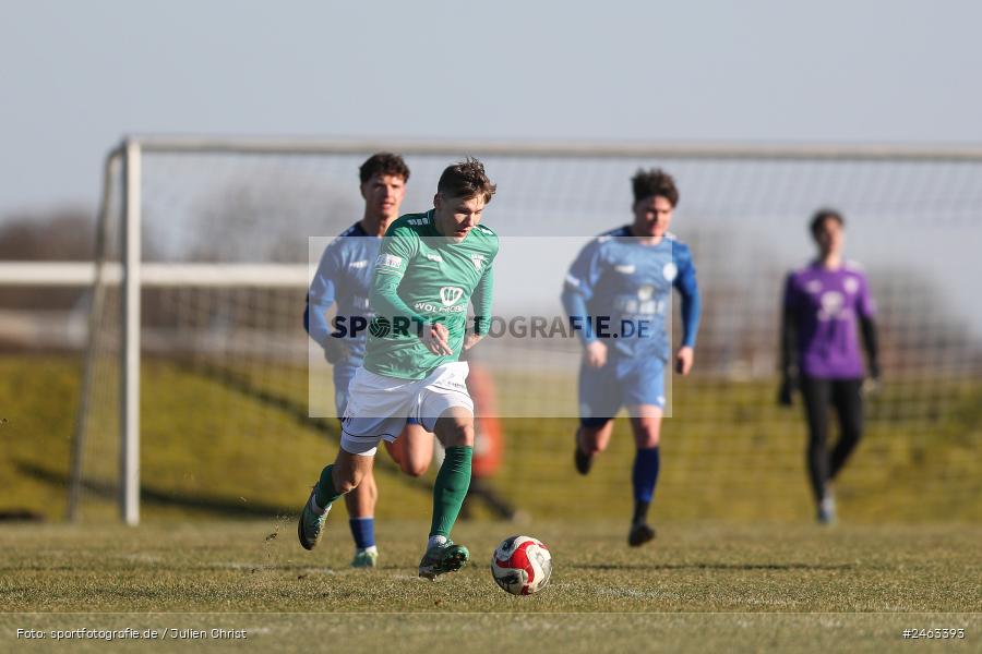 sport, action, Würzburger FV 04, WFV, Schweinfurt, Sachs-Stadion (Nebenplatz 9), Regionalliga Bayern, Landesfreundschaftsspiele, Fussball, FCS, Bayernliga Nord, BFV, 1. FC Schweinfurt 1905, 01.02.2025 - Bild-ID: 2463393