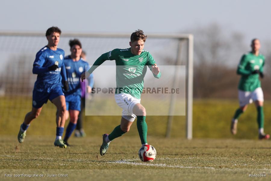 sport, action, Würzburger FV 04, WFV, Schweinfurt, Sachs-Stadion (Nebenplatz 9), Regionalliga Bayern, Landesfreundschaftsspiele, Fussball, FCS, Bayernliga Nord, BFV, 1. FC Schweinfurt 1905, 01.02.2025 - Bild-ID: 2463394