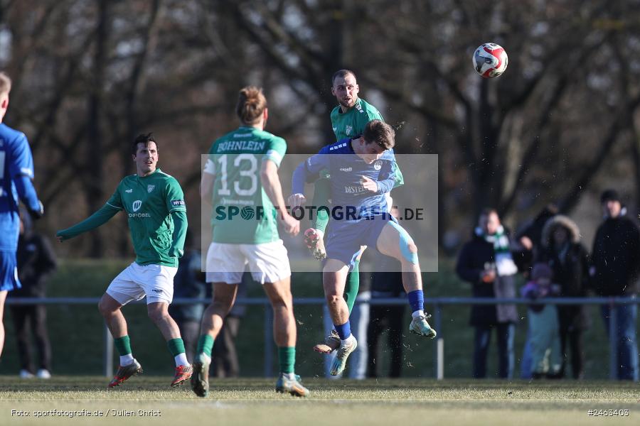 sport, action, Würzburger FV 04, WFV, Schweinfurt, Sachs-Stadion (Nebenplatz 9), Regionalliga Bayern, Landesfreundschaftsspiele, Fussball, FCS, Bayernliga Nord, BFV, 1. FC Schweinfurt 1905, 01.02.2025 - Bild-ID: 2463403