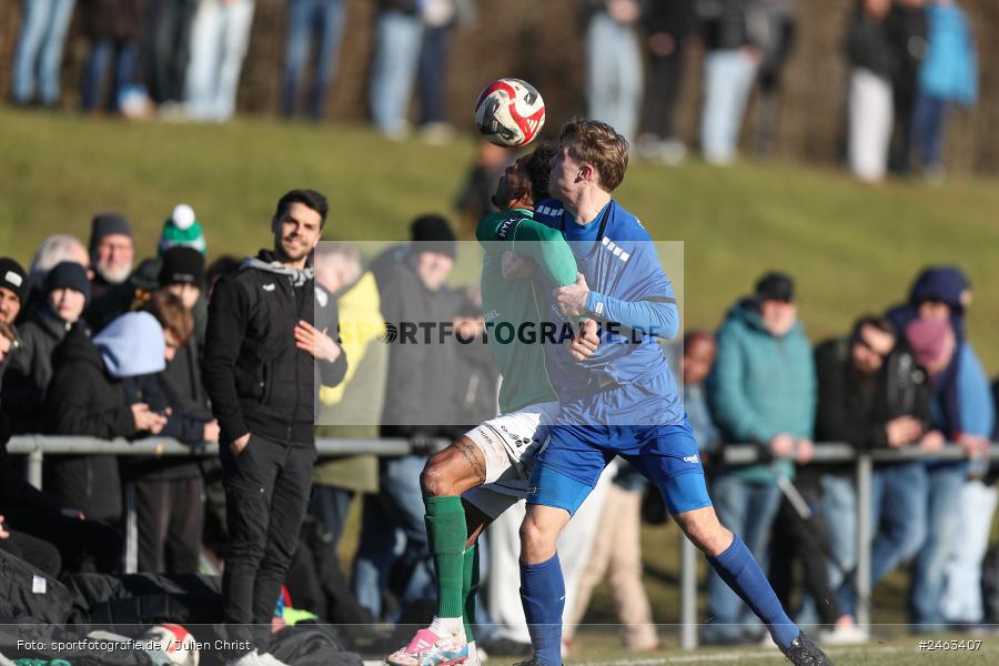 sport, action, Würzburger FV 04, WFV, Schweinfurt, Sachs-Stadion (Nebenplatz 9), Regionalliga Bayern, Landesfreundschaftsspiele, Fussball, FCS, Bayernliga Nord, BFV, 1. FC Schweinfurt 1905, 01.02.2025 - Bild-ID: 2463407