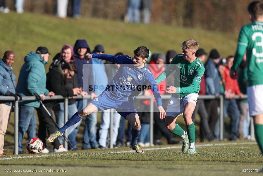 sport, action, Würzburger FV 04, WFV, Schweinfurt, Sachs-Stadion (Nebenplatz 9), Regionalliga Bayern, Landesfreundschaftsspiele, Fussball, FCS, Bayernliga Nord, BFV, 1. FC Schweinfurt 1905, 01.02.2025 - Bild-ID: 2463413