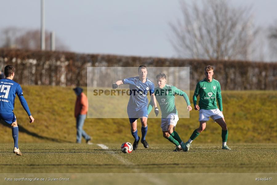 sport, action, Würzburger FV 04, WFV, Schweinfurt, Sachs-Stadion (Nebenplatz 9), Regionalliga Bayern, Landesfreundschaftsspiele, Fussball, FCS, Bayernliga Nord, BFV, 1. FC Schweinfurt 1905, 01.02.2025 - Bild-ID: 2463417