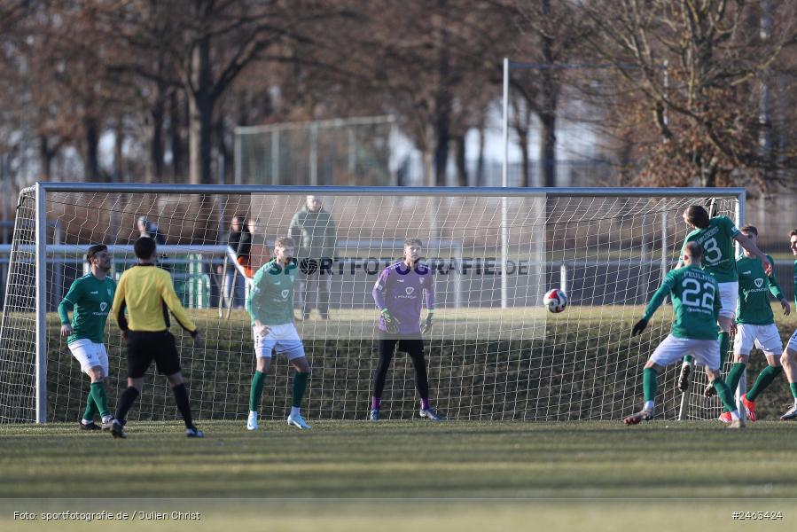 sport, action, Würzburger FV 04, WFV, Schweinfurt, Sachs-Stadion (Nebenplatz 9), Regionalliga Bayern, Landesfreundschaftsspiele, Fussball, FCS, Bayernliga Nord, BFV, 1. FC Schweinfurt 1905, 01.02.2025 - Bild-ID: 2463424