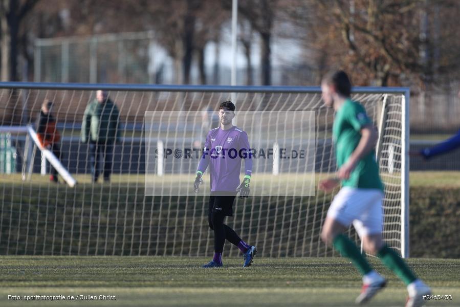 sport, action, Würzburger FV 04, WFV, Schweinfurt, Sachs-Stadion (Nebenplatz 9), Regionalliga Bayern, Landesfreundschaftsspiele, Fussball, FCS, Bayernliga Nord, BFV, 1. FC Schweinfurt 1905, 01.02.2025 - Bild-ID: 2463430