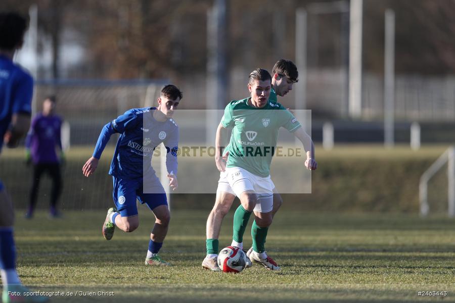 sport, action, Würzburger FV 04, WFV, Schweinfurt, Sachs-Stadion (Nebenplatz 9), Regionalliga Bayern, Landesfreundschaftsspiele, Fussball, FCS, Bayernliga Nord, BFV, 1. FC Schweinfurt 1905, 01.02.2025 - Bild-ID: 2463443
