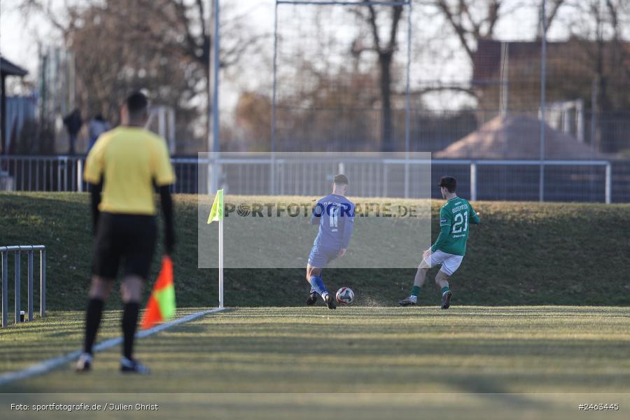 sport, action, Würzburger FV 04, WFV, Schweinfurt, Sachs-Stadion (Nebenplatz 9), Regionalliga Bayern, Landesfreundschaftsspiele, Fussball, FCS, Bayernliga Nord, BFV, 1. FC Schweinfurt 1905, 01.02.2025 - Bild-ID: 2463445