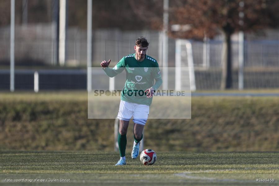sport, action, Würzburger FV 04, WFV, Schweinfurt, Sachs-Stadion (Nebenplatz 9), Regionalliga Bayern, Landesfreundschaftsspiele, Fussball, FCS, Bayernliga Nord, BFV, 1. FC Schweinfurt 1905, 01.02.2025 - Bild-ID: 2463458
