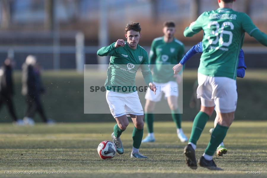 sport, action, Würzburger FV 04, WFV, Schweinfurt, Sachs-Stadion (Nebenplatz 9), Regionalliga Bayern, Landesfreundschaftsspiele, Fussball, FCS, Bayernliga Nord, BFV, 1. FC Schweinfurt 1905, 01.02.2025 - Bild-ID: 2463461