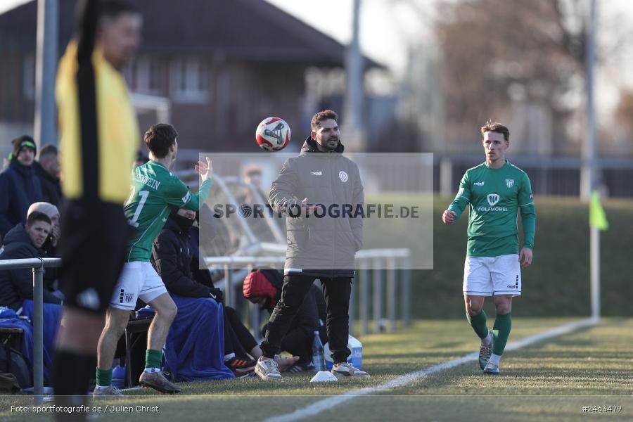 sport, action, Würzburger FV 04, WFV, Schweinfurt, Sachs-Stadion (Nebenplatz 9), Regionalliga Bayern, Landesfreundschaftsspiele, Fussball, FCS, Bayernliga Nord, BFV, 1. FC Schweinfurt 1905, 01.02.2025 - Bild-ID: 2463479