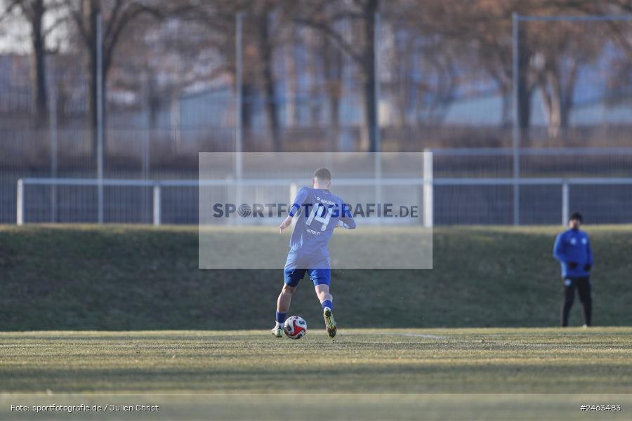 sport, action, Würzburger FV 04, WFV, Schweinfurt, Sachs-Stadion (Nebenplatz 9), Regionalliga Bayern, Landesfreundschaftsspiele, Fussball, FCS, Bayernliga Nord, BFV, 1. FC Schweinfurt 1905, 01.02.2025 - Bild-ID: 2463483