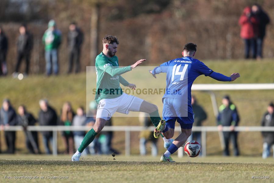 sport, action, Würzburger FV 04, WFV, Schweinfurt, Sachs-Stadion (Nebenplatz 9), Regionalliga Bayern, Landesfreundschaftsspiele, Fussball, FCS, Bayernliga Nord, BFV, 1. FC Schweinfurt 1905, 01.02.2025 - Bild-ID: 2463489
