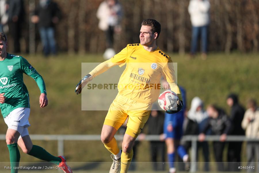 sport, action, Würzburger FV 04, WFV, Schweinfurt, Sachs-Stadion (Nebenplatz 9), Regionalliga Bayern, Landesfreundschaftsspiele, Fussball, FCS, Bayernliga Nord, BFV, 1. FC Schweinfurt 1905, 01.02.2025 - Bild-ID: 2463492