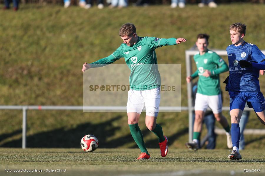 sport, action, Würzburger FV 04, WFV, Schweinfurt, Sachs-Stadion (Nebenplatz 9), Regionalliga Bayern, Landesfreundschaftsspiele, Fussball, FCS, Bayernliga Nord, BFV, 1. FC Schweinfurt 1905, 01.02.2025 - Bild-ID: 2463497