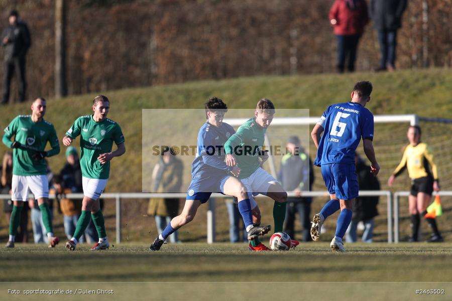 sport, action, Würzburger FV 04, WFV, Schweinfurt, Sachs-Stadion (Nebenplatz 9), Regionalliga Bayern, Landesfreundschaftsspiele, Fussball, FCS, Bayernliga Nord, BFV, 1. FC Schweinfurt 1905, 01.02.2025 - Bild-ID: 2463502