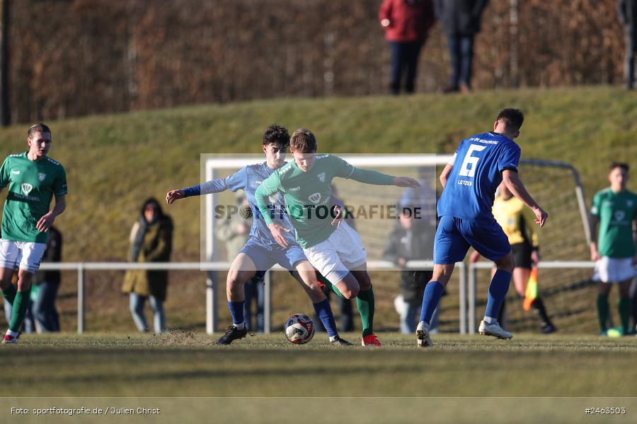 sport, action, Würzburger FV 04, WFV, Schweinfurt, Sachs-Stadion (Nebenplatz 9), Regionalliga Bayern, Landesfreundschaftsspiele, Fussball, FCS, Bayernliga Nord, BFV, 1. FC Schweinfurt 1905, 01.02.2025 - Bild-ID: 2463503