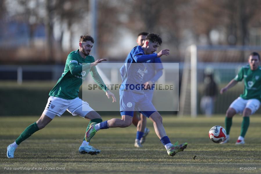 sport, action, Würzburger FV 04, WFV, Schweinfurt, Sachs-Stadion (Nebenplatz 9), Regionalliga Bayern, Landesfreundschaftsspiele, Fussball, FCS, Bayernliga Nord, BFV, 1. FC Schweinfurt 1905, 01.02.2025 - Bild-ID: 2463509