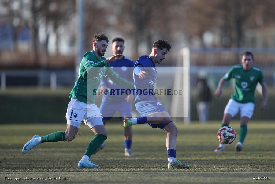 sport, action, Würzburger FV 04, WFV, Schweinfurt, Sachs-Stadion (Nebenplatz 9), Regionalliga Bayern, Landesfreundschaftsspiele, Fussball, FCS, Bayernliga Nord, BFV, 1. FC Schweinfurt 1905, 01.02.2025 - Bild-ID: 2463510