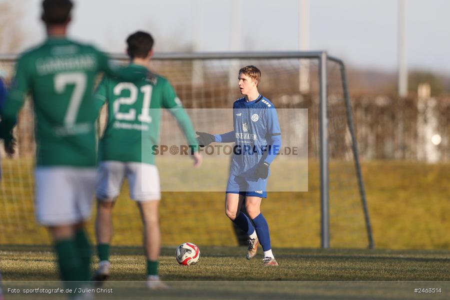 sport, action, Würzburger FV 04, WFV, Schweinfurt, Sachs-Stadion (Nebenplatz 9), Regionalliga Bayern, Landesfreundschaftsspiele, Fussball, FCS, Bayernliga Nord, BFV, 1. FC Schweinfurt 1905, 01.02.2025 - Bild-ID: 2463514