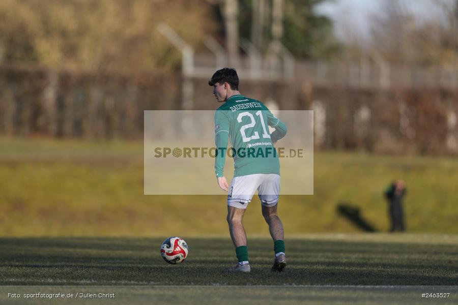 sport, action, Würzburger FV 04, WFV, Schweinfurt, Sachs-Stadion (Nebenplatz 9), Regionalliga Bayern, Landesfreundschaftsspiele, Fussball, FCS, Bayernliga Nord, BFV, 1. FC Schweinfurt 1905, 01.02.2025 - Bild-ID: 2463527