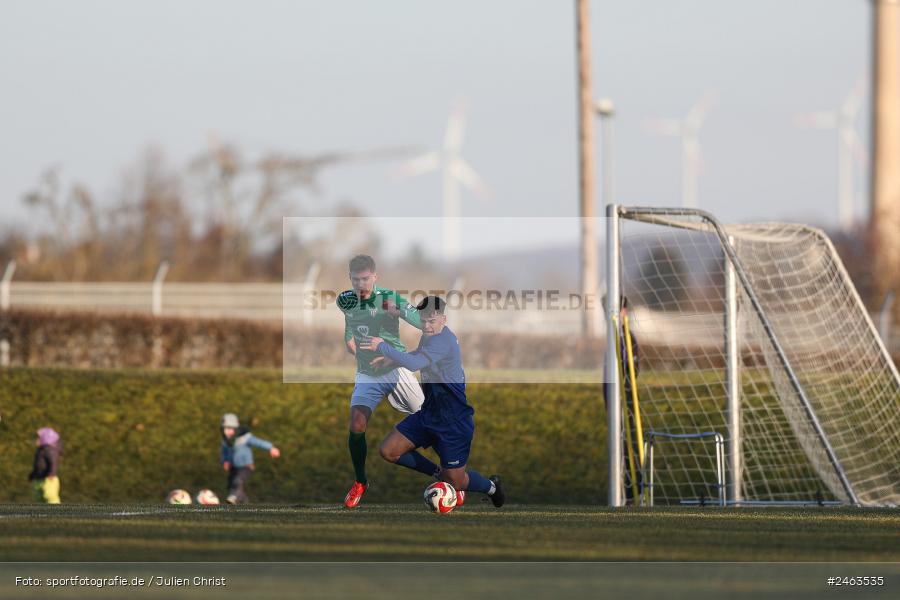 sport, action, Würzburger FV 04, WFV, Schweinfurt, Sachs-Stadion (Nebenplatz 9), Regionalliga Bayern, Landesfreundschaftsspiele, Fussball, FCS, Bayernliga Nord, BFV, 1. FC Schweinfurt 1905, 01.02.2025 - Bild-ID: 2463535