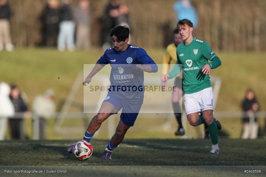 sport, action, Würzburger FV 04, WFV, Schweinfurt, Sachs-Stadion (Nebenplatz 9), Regionalliga Bayern, Landesfreundschaftsspiele, Fussball, FCS, Bayernliga Nord, BFV, 1. FC Schweinfurt 1905, 01.02.2025 - Bild-ID: 2463538