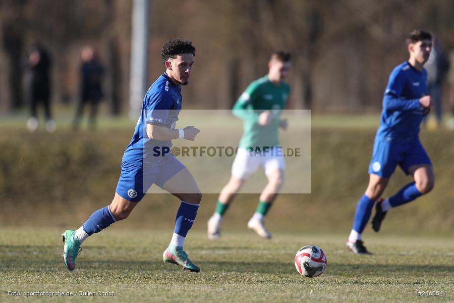 sport, action, Würzburger FV 04, WFV, Schweinfurt, Sachs-Stadion (Nebenplatz 9), Regionalliga Bayern, Landesfreundschaftsspiele, Fussball, FCS, Bayernliga Nord, BFV, 1. FC Schweinfurt 1905, 01.02.2025 - Bild-ID: 2463541