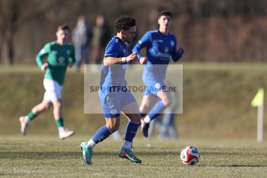 sport, action, Würzburger FV 04, WFV, Schweinfurt, Sachs-Stadion (Nebenplatz 9), Regionalliga Bayern, Landesfreundschaftsspiele, Fussball, FCS, Bayernliga Nord, BFV, 1. FC Schweinfurt 1905, 01.02.2025 - Bild-ID: 2463542